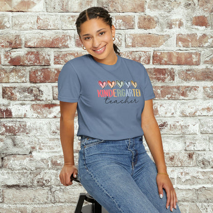Kindergarten Teacher Comfort Colors Unisex Shirt