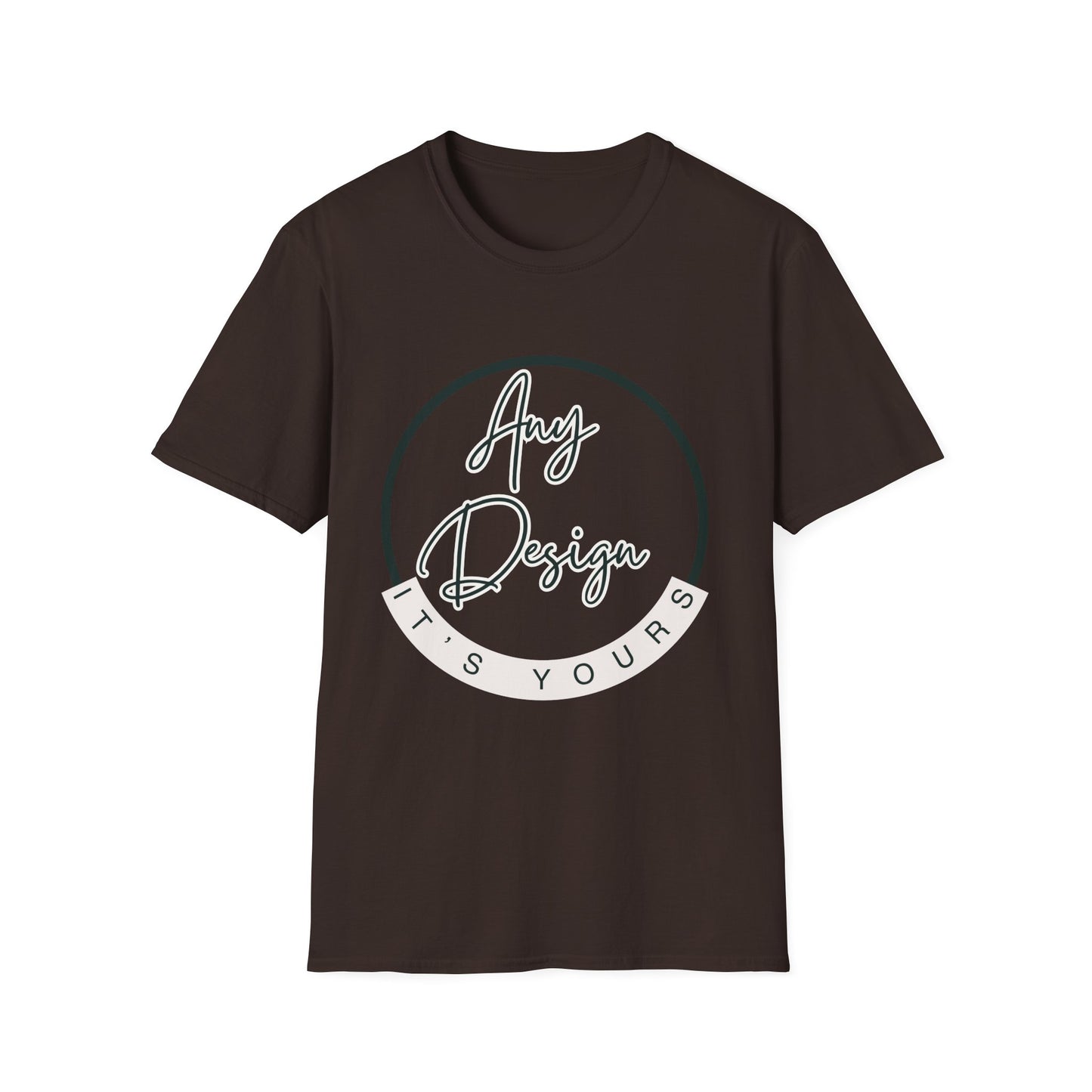 Customizable Unisex Soft-Style Graphic T-Shirt
