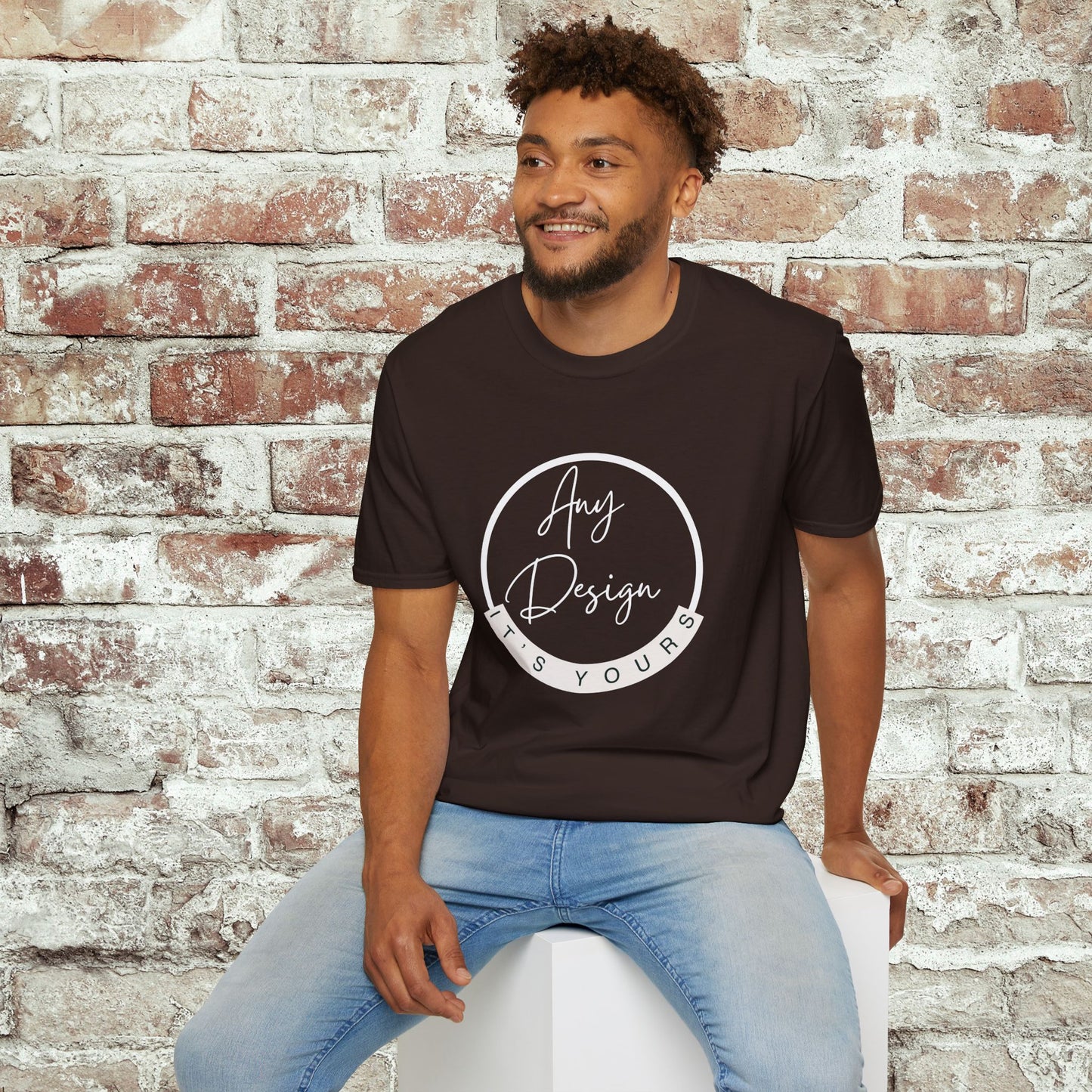 Two Areas- Personalized Unisex Softstyle T-Shirt