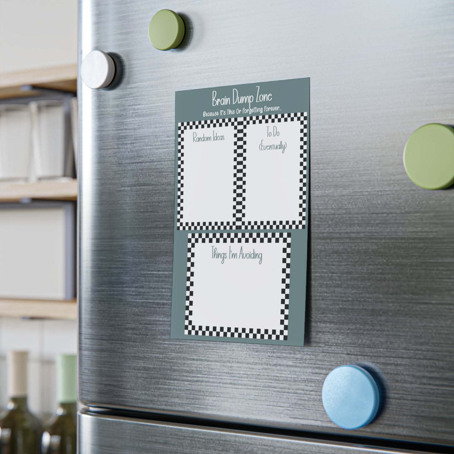 Checkered Post-it® Note Pads