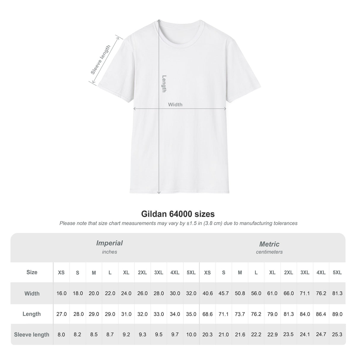 Personalizable Unisex Softstyle T-Shirt- Back Print Only!