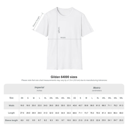 Personalizable Unisex Softstyle T-Shirt- Back Print Only!