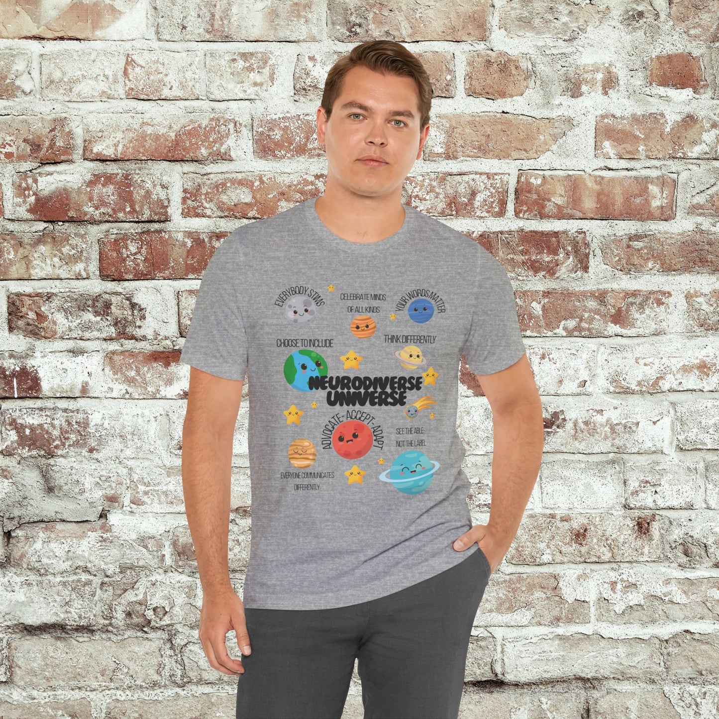 Neurodiverse Universe Shirt | Autism Acceptance Shirt | Mental Health Awareness | Choose to Include Tee