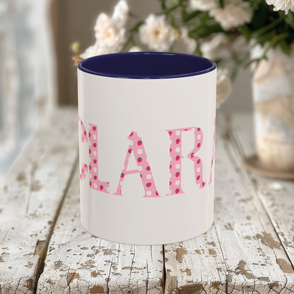 Clara Personalized Strawberry Mug
