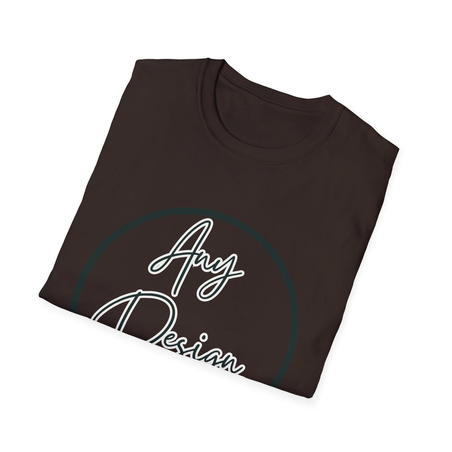 Customizable Unisex Soft-Style Graphic T-Shirt