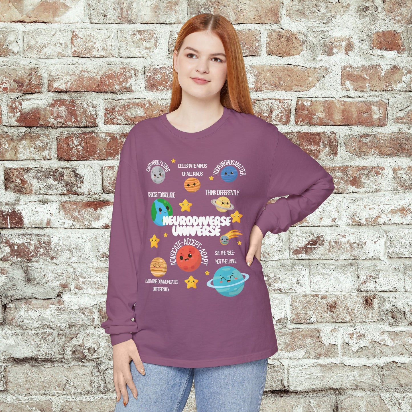 Neurodiverse Universe Long Sleeve Tee