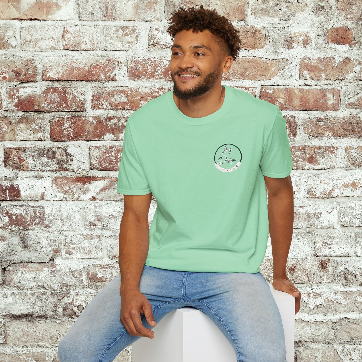 Two Areas- Personalized Unisex Softstyle T-Shirt