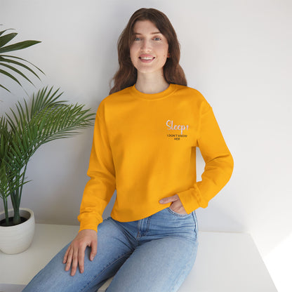 Embroidered Funny Tired Mom Sweatshirt
