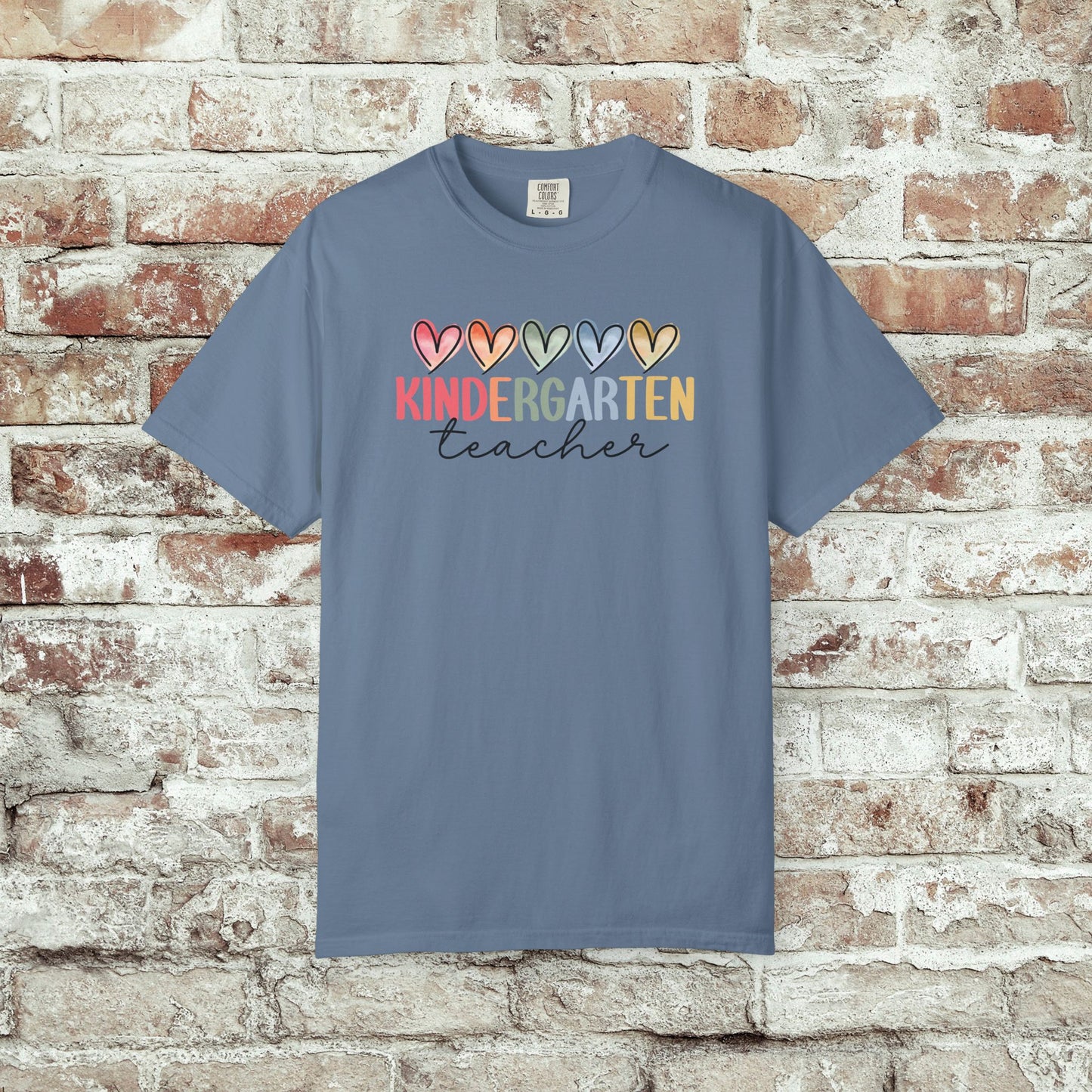 Kindergarten Teacher Comfort Colors Unisex Shirt