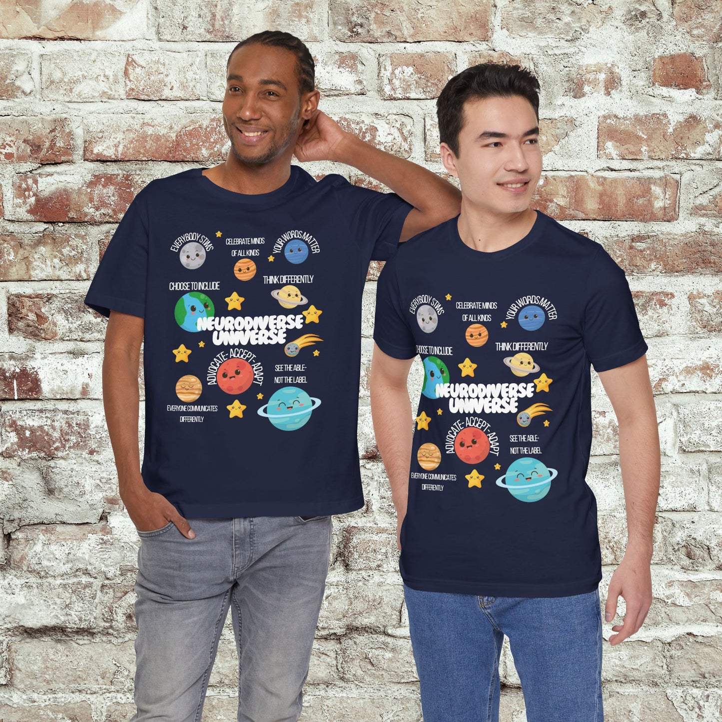 Neurodiverse Universe Shirt | Autism Acceptance Shirt | Mental Health Awareness | Choose to Include Tee