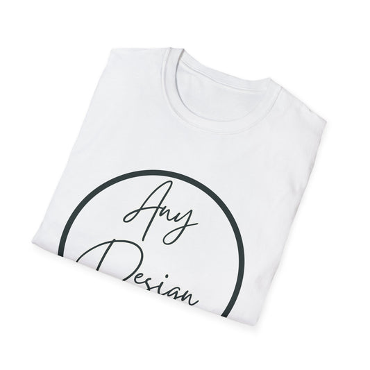 Customizable Unisex Soft-Style Graphic T-Shirt
