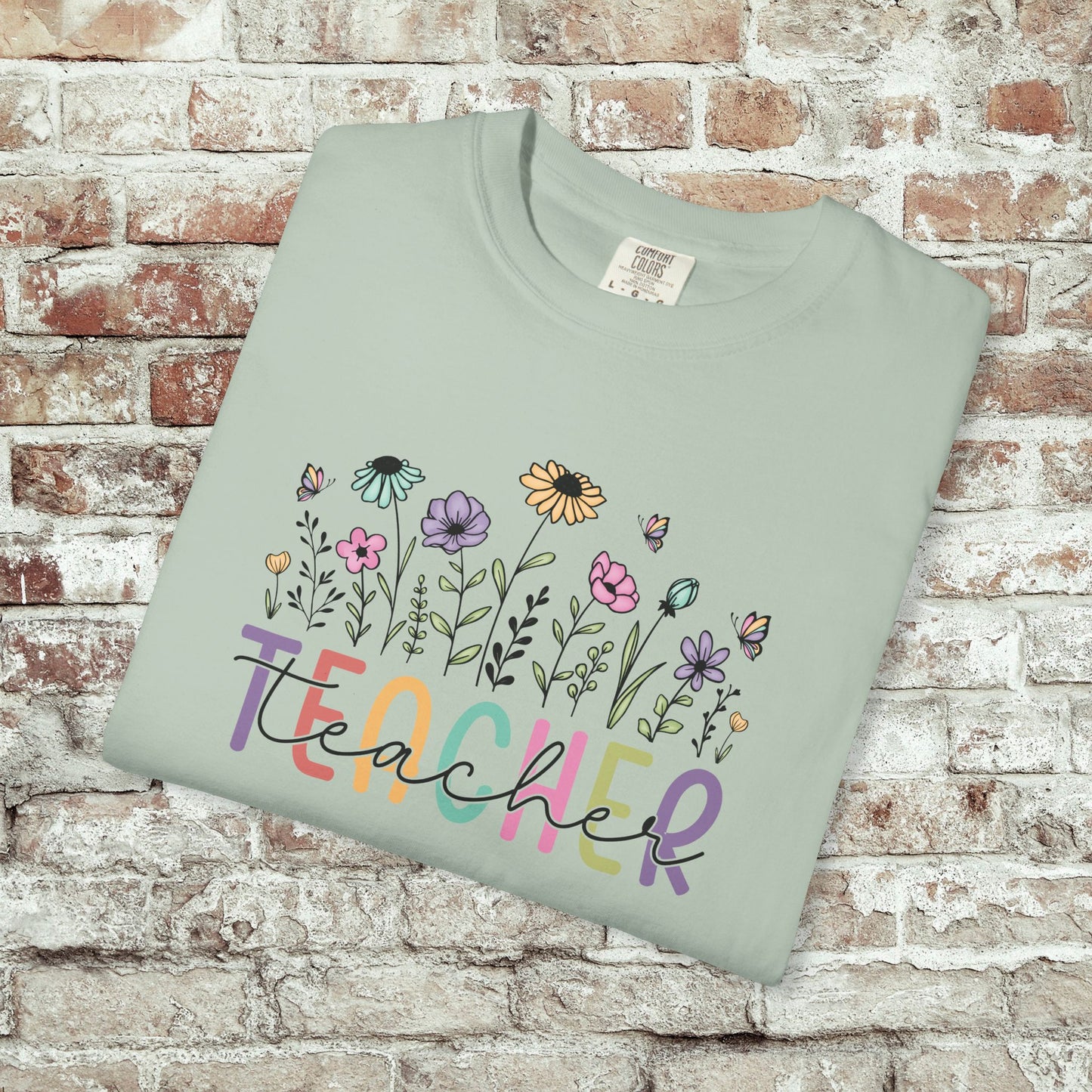Wildflower Teacher Comfort Colors T-Shirt