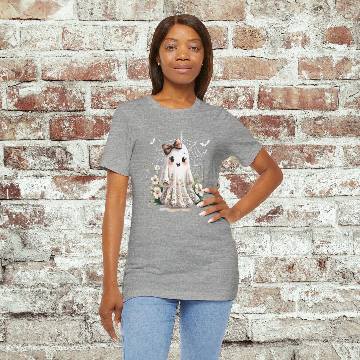 Sweet Spooky Ghost Floral Tee