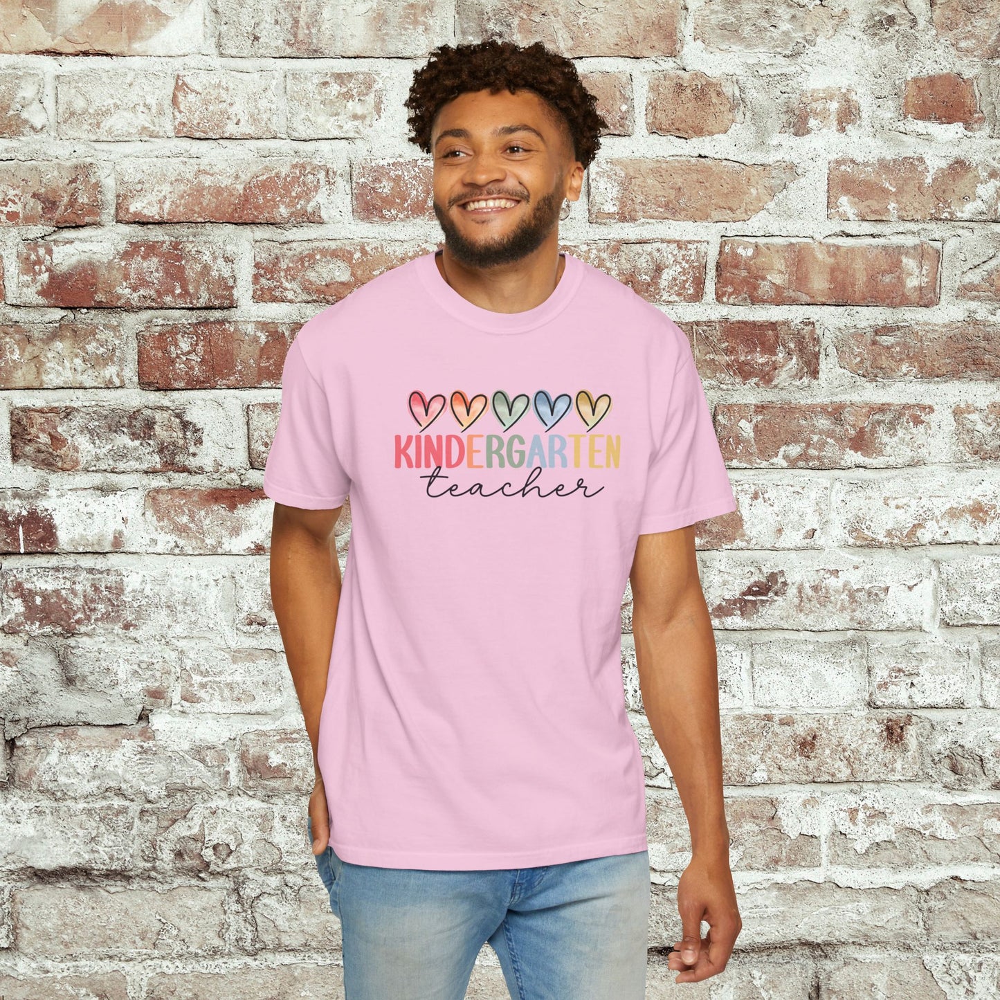 Kindergarten Teacher Comfort Colors Unisex Shirt