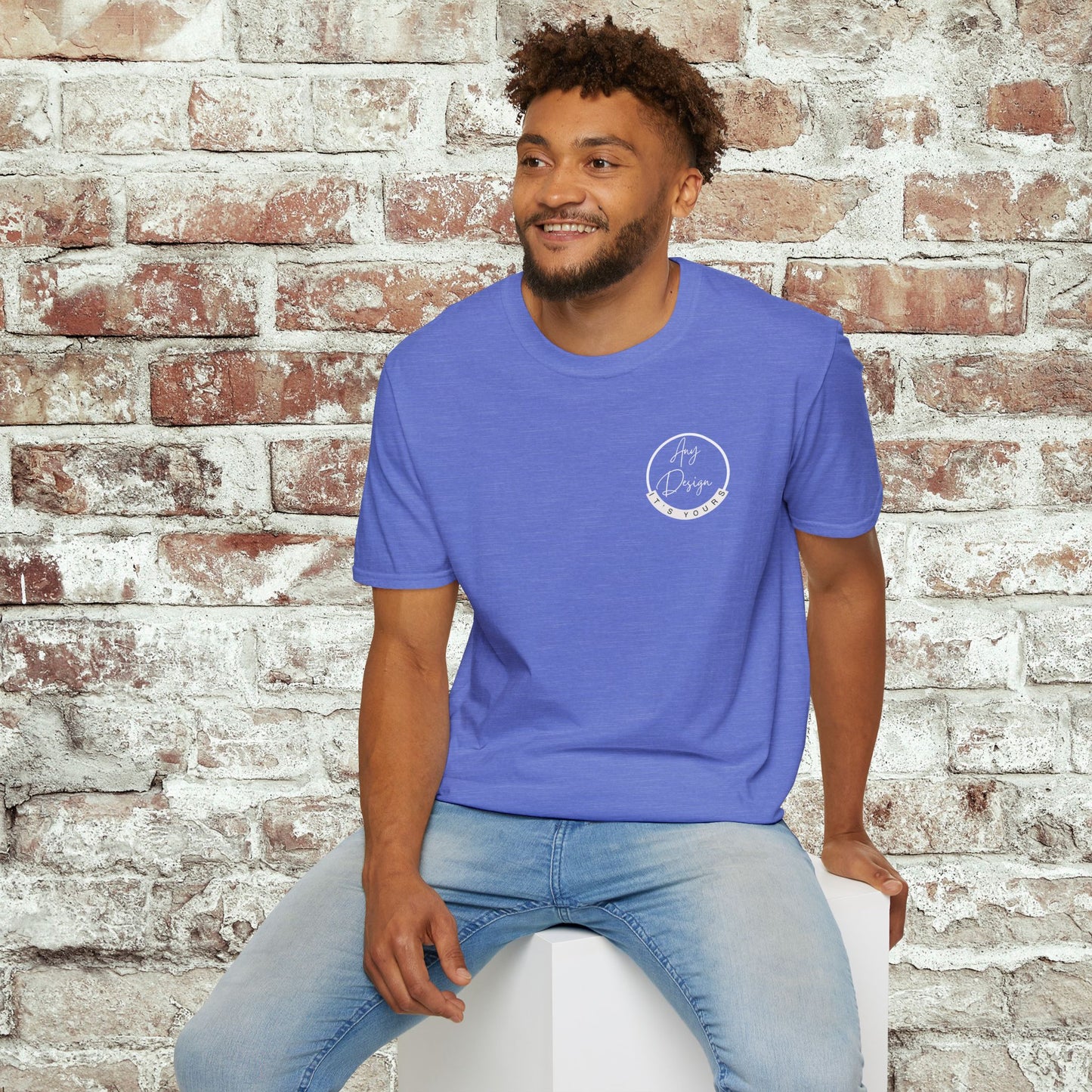 Two Areas- Personalized Unisex Softstyle T-Shirt