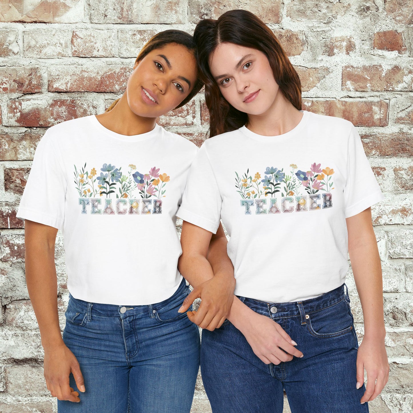 Floral Unisex Soft-Style Teacher Appreciation Tee