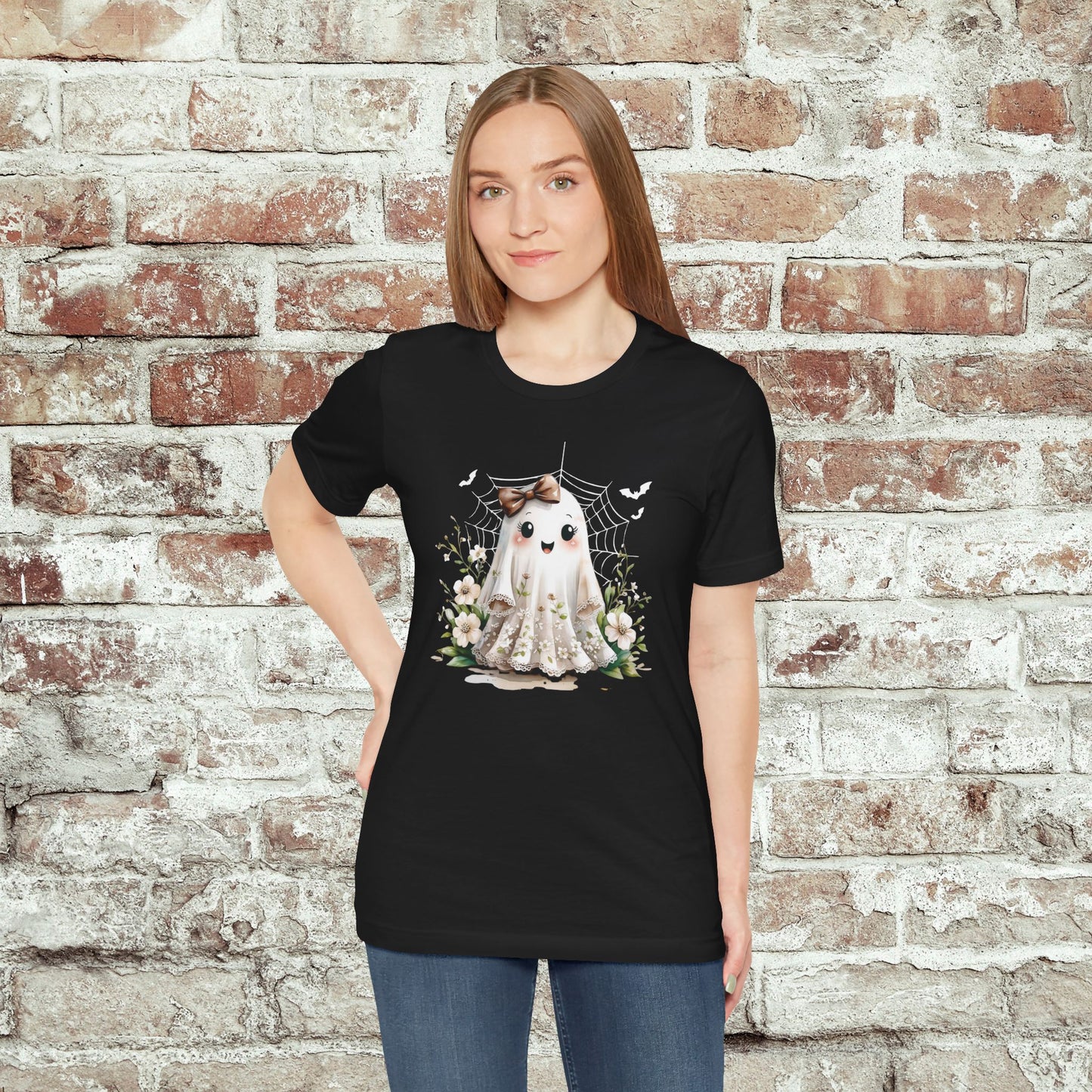 Sweet Spooky Ghost Floral Tee
