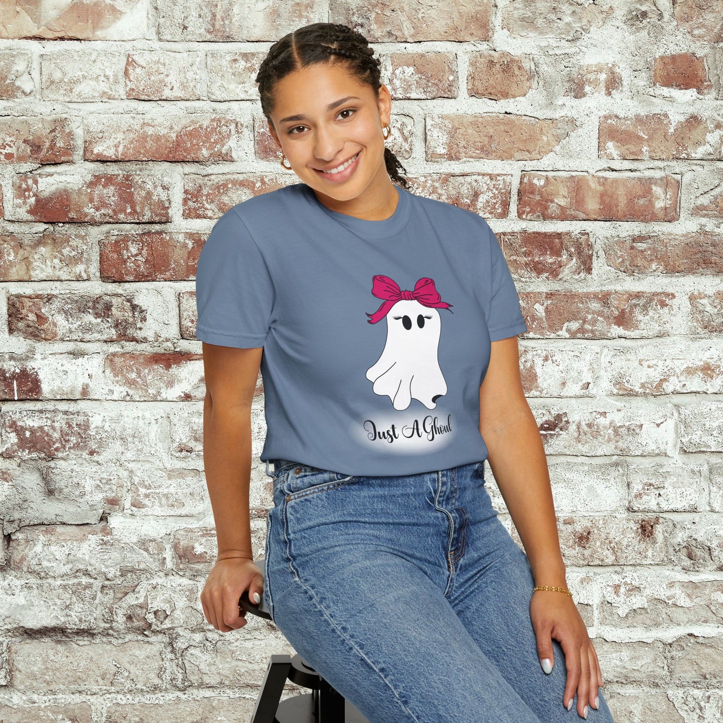 Just A Ghoul Comfort Colors Shirt