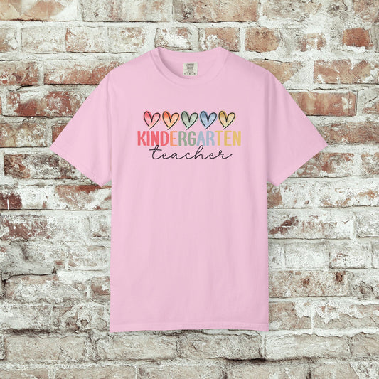 Kindergarten Teacher Comfort Colors Unisex Shirt