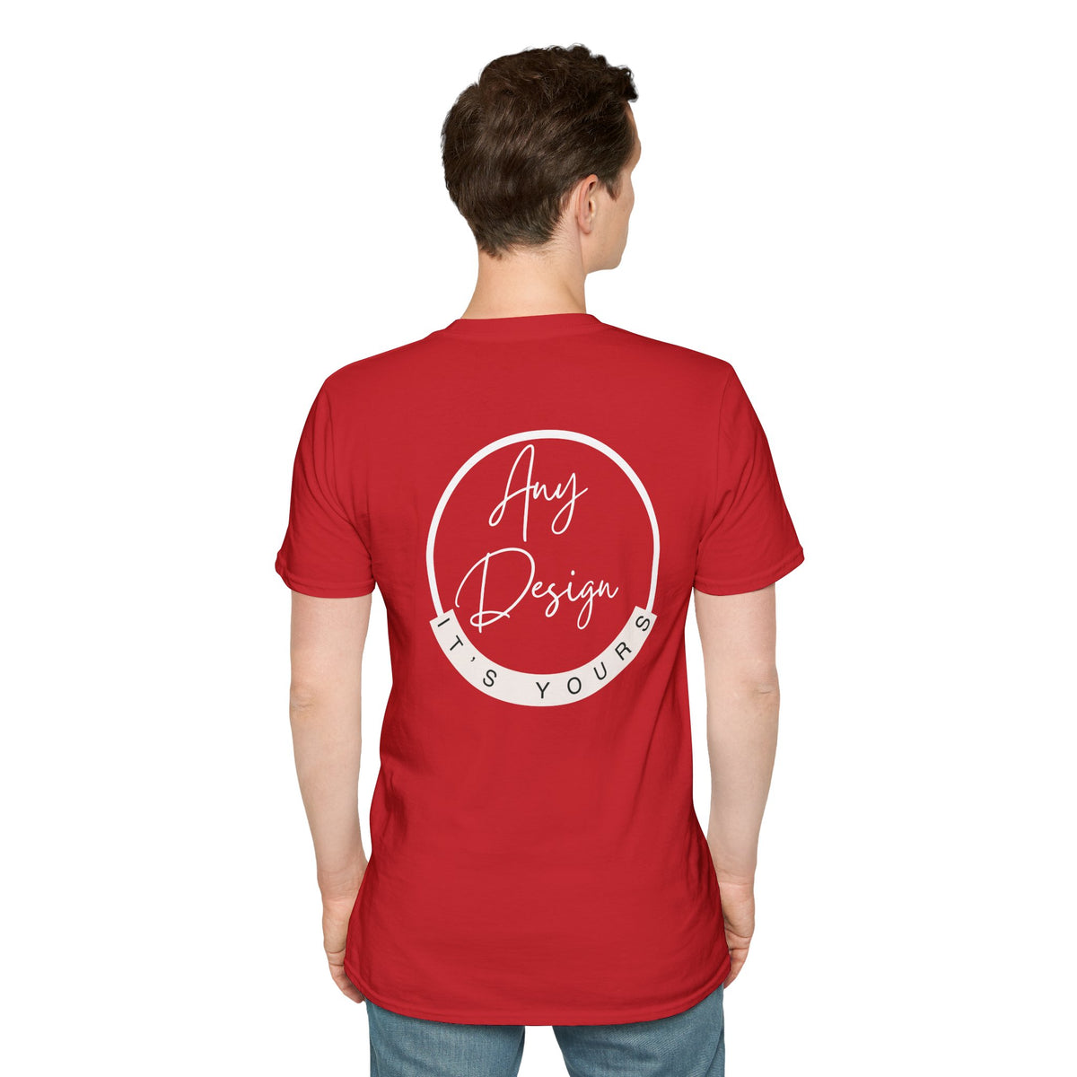 Personalizable Unisex Softstyle T-Shirt- Back Print Only!