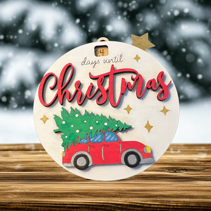 🎄 Christmas Countdown – Days Until Christmas Ornament 🎄