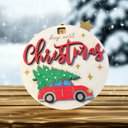🎄 Christmas Countdown – Days Until Christmas Ornament 🎄