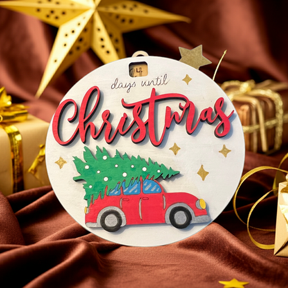 🎄 Christmas Countdown – Days Until Christmas Ornament 🎄