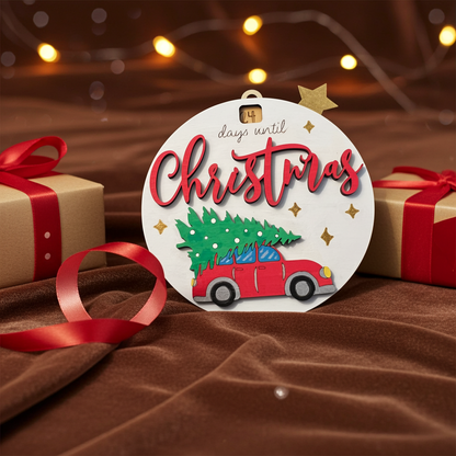 🎄 Christmas Countdown – Days Until Christmas Ornament 🎄