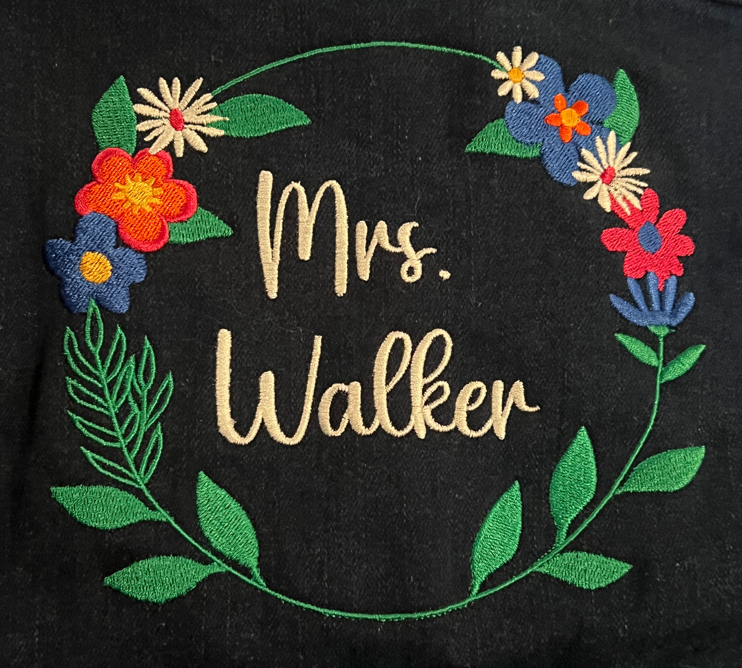 Custom Embroidered Jean Jacket