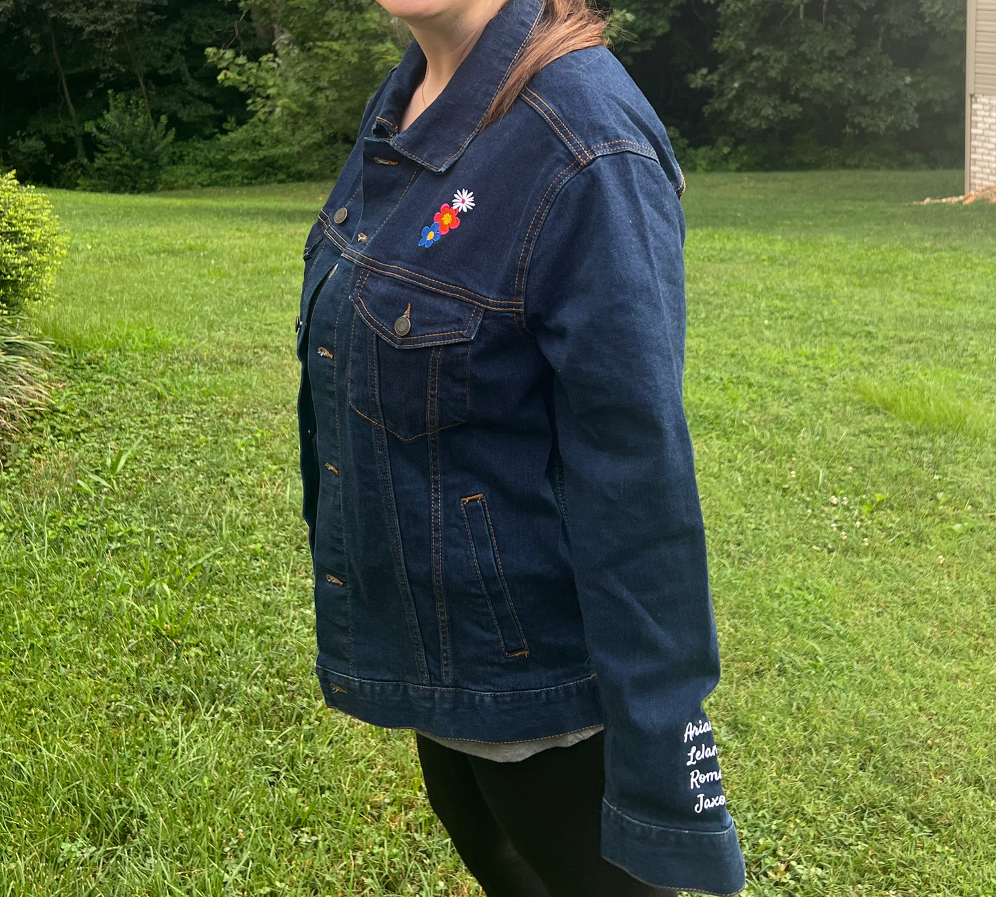 Custom Embroidered Jean Jacket