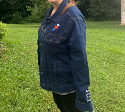 Custom Embroidered Jean Jacket
