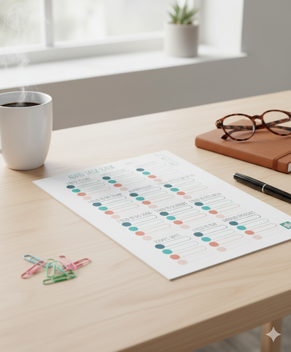 The ADHD Task Bank Notepad | 50-Page Brain Dump Organizer