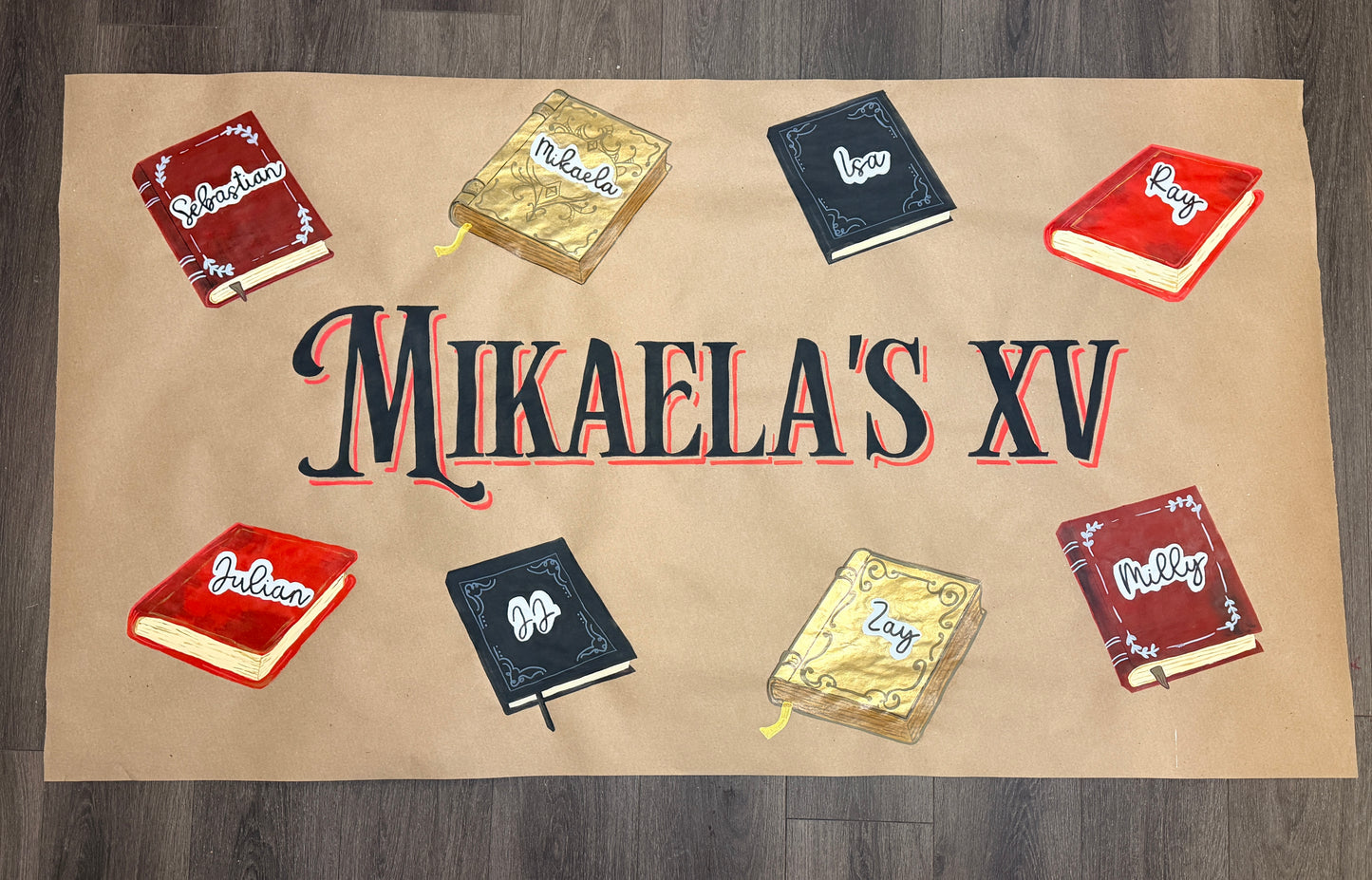 Hand-Painted Party Banner