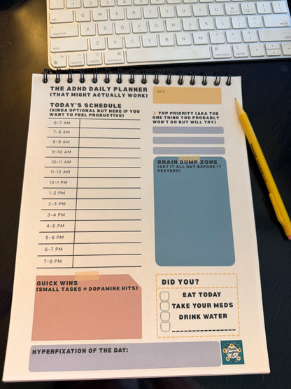 ADHD Daily Planner – “That Might Actually Work”