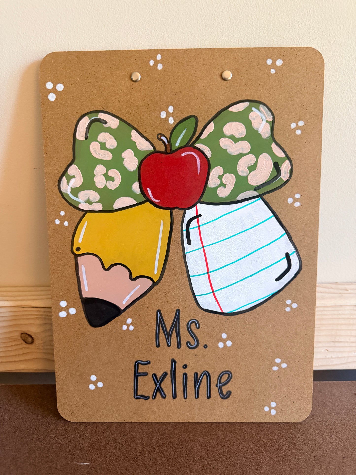 Hand-Painted Custom Clipboards 🎨