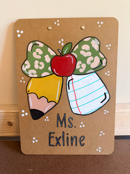 Hand-Painted Custom Clipboards 🎨