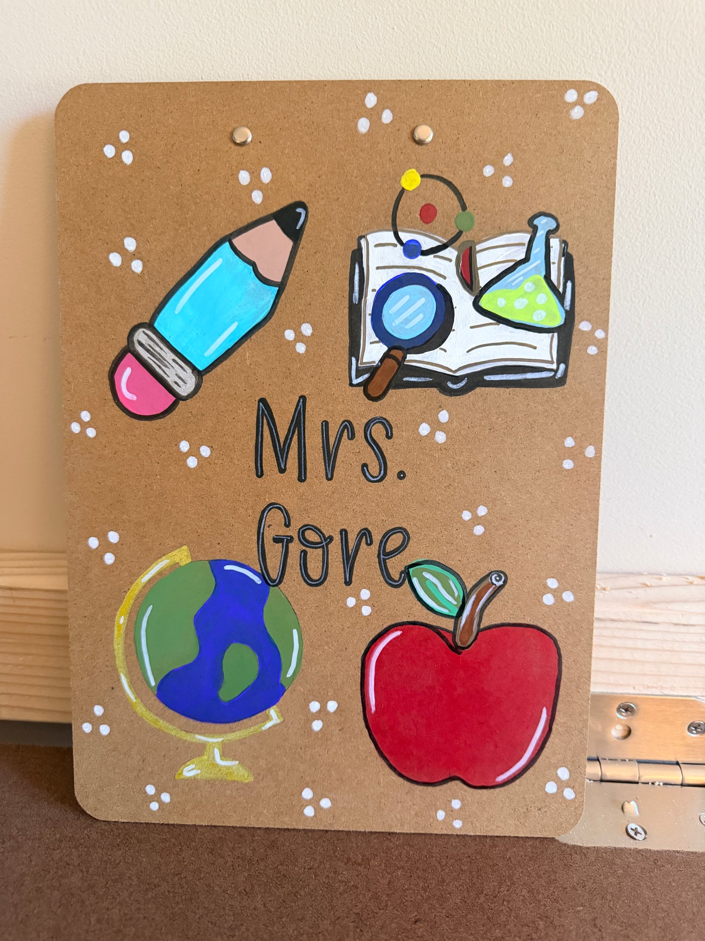 Hand-Painted Custom Clipboards 🎨
