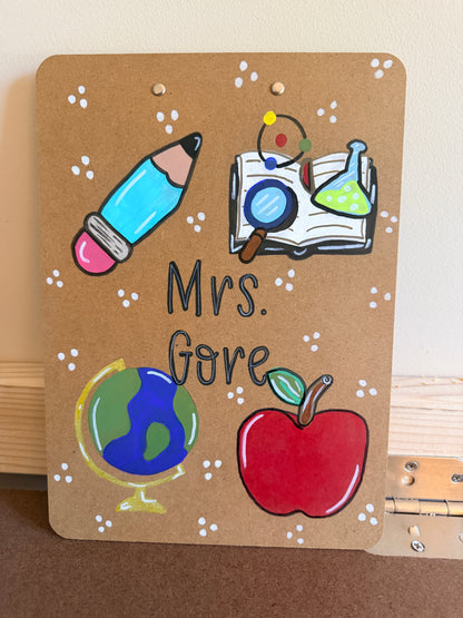 Hand-Painted Custom Clipboards 🎨