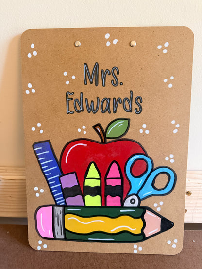 Hand-Painted Custom Clipboards 🎨
