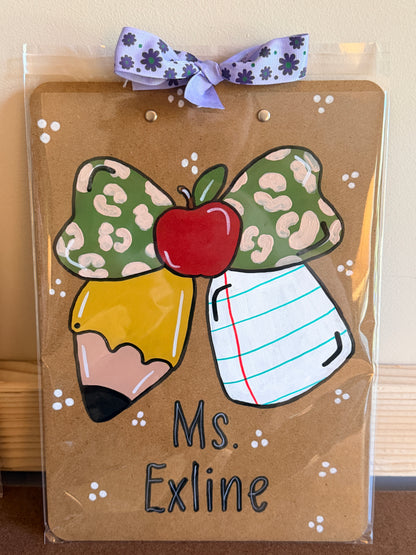 Hand-Painted Custom Clipboards 🎨