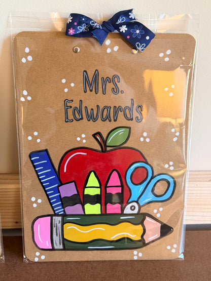 Hand-Painted Custom Clipboards 🎨