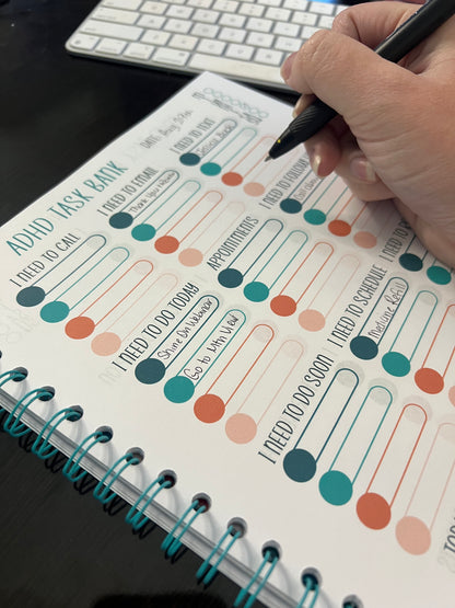 ADHD Planner – “Chaos, But Make It Scheduled” (Start any month)