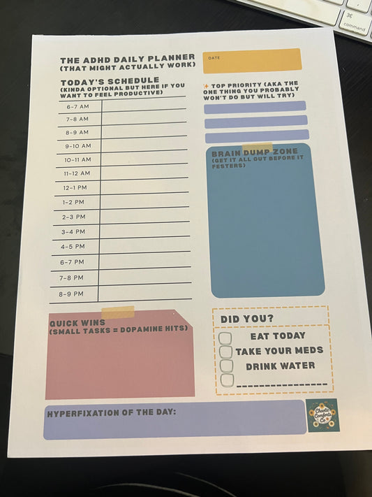 ADHD Daily Planner – “That Might Actually Work”