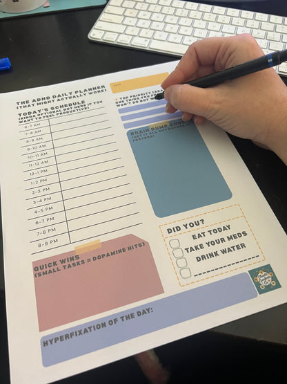 ADHD Daily Planner – “That Might Actually Work”