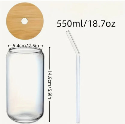 Disco Ball Glass Can (18.7 oz)