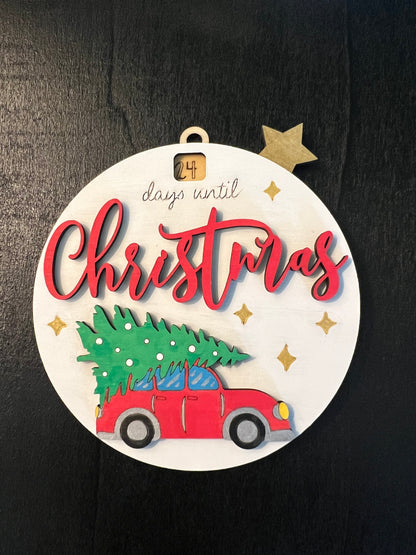 🎄 Christmas Countdown – Days Until Christmas Ornament 🎄