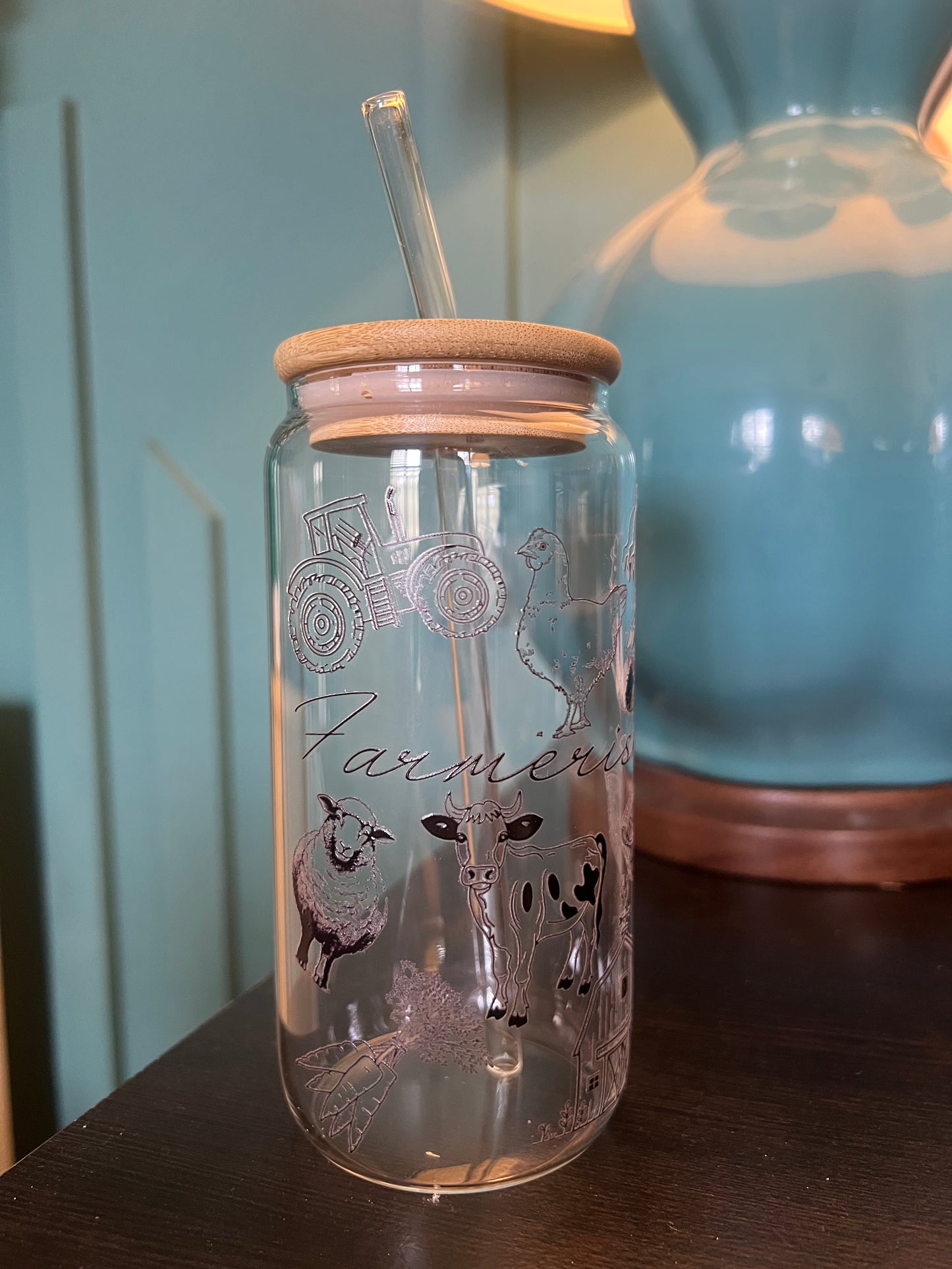 Farmerish Glass Can (18.7 oz)