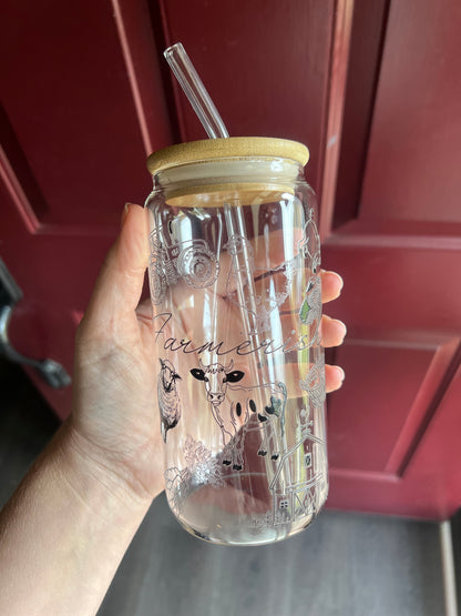 Farmerish Glass Can (18.7 oz)
