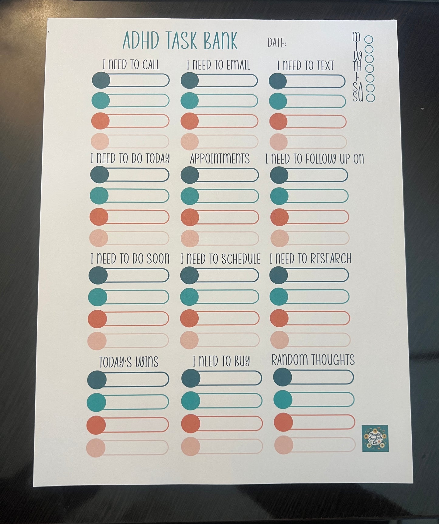 Neurodivergent Notepad Bundle- Dynamic Duo