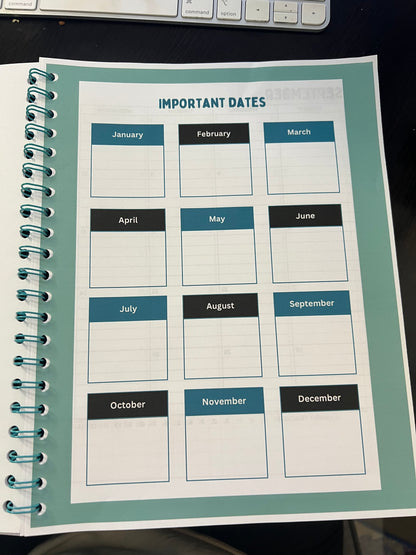 ADHD Planner – “Chaos, But Make It Scheduled” (Start any month)